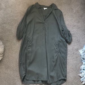 Army Green LOFT Dress